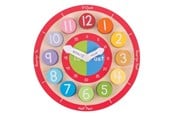 Babyleksaker - Bigjigs Wooden Learning Clock - BJ906