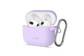 Mobile - Covers & Cases - Tech-Protect Silicone Hook Case for Apple AirPods 3 - Purple - 5906302375080