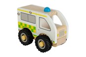 Träleksaker - Bigjigs Wooden Ambulance - 38008