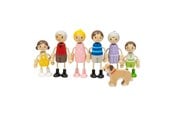 Träleksaker - Bigjigs Wooden Dollhouse Family - 7-piece - 38019