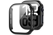 Smartwatch - Accessories - Tech-Protect Defense360 Tempered Glass Case for Apple Watch 10 (42mm) - Black - 5906302376544