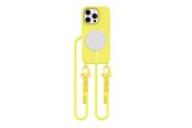 Mobile - Covers & Cases - Tech-Protect MagNecklace MagSafe Case with Lanyard for iPhone 16 Pro Max - Yellow - 5906302375950