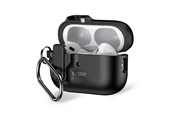 Mobile - Covers & Cases - Tech-Protect  Slim Hook Case with Carabiner for Apple AirPods Pro 1/2 - Black - 5906302376261