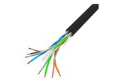 Nätverkskabel - Lanberg bulk cable - black - Svart - LCU6-10CC-0305-BK