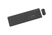 Tangentbord - Gembird Slim Pro Business - keyboard and mouse set full size - QWERTY - US - black Input Device - Tastatur & Mus set - Engelska (US) - Svart - KBS-WPS-01