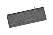 Tangentbord - Gembird - keyboard - Slim full size - QWERTY - US - black Input Device - Tangentbord - Engelska (US) - Svart - KB-UML-04