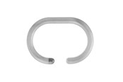 Badrumstillbehör - Croydex C-shaped shower curtain rings - Transparent - 12 pcs. - AK142132