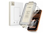 Mobiltelefontillbehör-Skyddsfilm - Tech-Protect Quick Set+ 2-pack Tempered Glass Screen Protector for iPhone 17 Pro - Black - 5906302319350