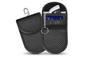 Mobile - Covers & Cases - Tech-Protect KLR100 RFID Locking Car Key Case - Black - Carbon - 5906302376995