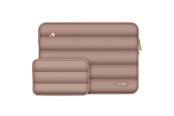 Väskor - Tech-Protect Puffy Laptop Bag 13-14" - Brown - 5906302375400