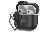 Mobile - Covers & Cases - Tech-Protect Slim Hook Case for AirPods 4 - Black - 5906302371198