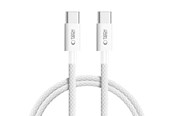 USB-kabel - Tech-Protect Ultraboost Lite USB-C PD60W/3A Cable 100 cm - Grey - 5906302380909