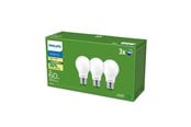 Glödlampor - Philips LED-glödlampa Ultra Efficient A60 4W/827 (60W) Frosted 3-pack E27 - 929003623793