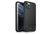Mobile - Covers & Cases - CRONG Prestige Carbon Cover - iPhone 11 Pro Max Case - Black - CRG-CARB-IP11PM-BLK