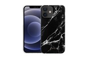 Mobile - Covers & Cases - CRONG Marble Case - iPhone 12 Mini Case - Black - CRG-MRB-IP1254-BLK
