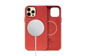 Mobile - Covers & Cases - CRONG Essential Cover Magnetic - iPhone 12 Pro Max MagSafe Leather Case - Red - CRG-ESSM-IP1267-RED