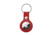 Mobile - Covers & Cases - CRONG Leather Case with Key Ring – Protective leather case with key ring for Apple AirTag 1/2 - red - CRG-ATL-RED