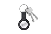Mobile - Covers & Cases - CRONG Silicone Case with Key Ring – Protective keychain case for Apple AirTag 1/2 - black - CRG-ATS-BLK