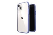 Mobile - Covers & Cases - Speck Presidio Perfect-Clear with Impact Geometry - iPhone 15 Plus / 14 Plus Case with MICROBAN Coating - Clear / Grounded Purple - 150124-9862