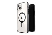 Mobile - Covers & Cases - Speck Presidio Perfect-Clear with Impact Geometry + MagSafe - iPhone 15 Plus / 14 Plus Case with MICROBAN Coating - Clear / Black - 150125-5905
