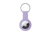 Mobile - Covers & Cases - CRONG Silicone Case with Key Ring – Protective keychain case for Apple AirTag 1/2 - purple - CRG-ATS-PRP