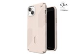 Mobile - Covers & Cases - Speck Presidio2 Grip ClickLock & Magsafe - iPhone 15 Plus / iPhone 14 Plus Case - Bleached Bone / Heirloom Gold / Hazel Brown - 150455-3214