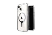 Mobile - Covers & Cases - Speck Gemshell Grip + MagSafe - Case for iPhone 17e / 16e / 15 / 14 / 13 - Clear / Chrome Finish - 150494-3223