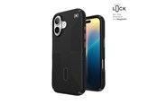 Mobile - Covers & Cases - Speck Presidio2 Grip ClickLock & MagSafe - iPhone 16 Case - Black / Slate Gray / White - 150689-3205