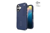 Mobile - Covers & Cases - Speck Presidio2 Grip ClickLock & MagSafe - iPhone 16 Case - Coastal Blue / Dust Gray / White - 150689-3206