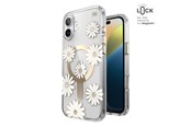 Mobile - Covers & Cases - Speck Presidio Lux ClickLock & MagSafe - iPhone 16 Plus Case - Sunshine Daisies / Clear / Gold - 150749-3257