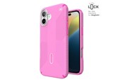 Mobile - Covers & Cases - Speck Presidio2 Grip ClickLock & MagSafe - iPhone 16 Plus Case - True Pink / Shocking Pink / White - 150713-3249