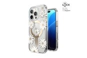 Mobile - Covers & Cases - Speck Presidio Lux ClickLock & MagSafe - iPhone 16 Pro Case - Sunshine Daisies / Clear / Gold - 150747-3257