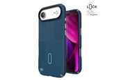 Mobile - Covers & Cases - Speck Presidio2 Grip ClickLock & MagSafe - iPhone Air Case - Deep Sea / Silver Metallic / Spell Blue - 150968-3261