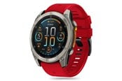 Smartwatch - Accessories - Tech-Protect Silicone Line Silicone Strap for Garmin Fenix 5X / 5X Plus / 6X / 6X Pro / 7X / 8 (51 mm) - Red - 5906302376780