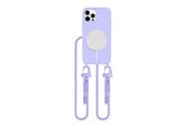 Mobile - Covers & Cases - Tech-Protect MagNecklace MagSafe Case for iPhone 12 / 12 Pro - Lavender - 5906302376131