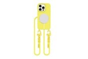 Mobile - Covers & Cases - Tech-Protect MagNecklace MagSafe Case for iPhone 15 Pro - Yellow - 5906302376001