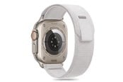 Smartwatch - Accessories - Tech-Protect Nylon Stripe Strap for Apple Watch 6 / 7 / 8 / 9 / 10 / SE / Ultra 1 / 2 (44 / 45 / 46 / 49 MM) - Gray - 5906302370849