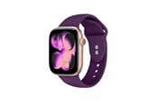 Smartwatch - Accessories - CRONG Liquid - Apple Watch Strap 38/40/41/42 mm - Plum - CRG40LQBPLM
