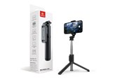 Andra mobiltillbehör - CRONG SelfieGo Lite – Compact Bluetooth Selfie Stick Tripod - Black - CRGSGL1BLK