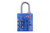 Fritid & Resor - Dunlop - TSA combination lock for suitcase / luggage - Blue - 8711252102795_BLUE