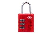 Fritid & Resor - Dunlop - TSA combination lock for suitcase / luggage - Red - 8711252102795_RED
