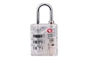 Fritid & Resor - Dunlop - TSA combination lock for suitcase / luggage - White - 8711252102795_WHITE