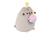 Plush - Pusheen - Plush stuffed animal with a birthday hat and a 24 cm cake - 61528