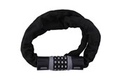 Cykeltillbehör - Dunlop - Bicycle Lock with Combination Chain - Black - 8711252075594BLACK