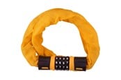 Cykeltillbehör - Dunlop - Bicycle Lock with Combination Chain - Orange - 8711252075594YELLOW