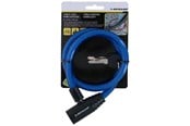 Cykeltillbehör - Dunlop - Spiral key bicycle lock 65 cm - blue - 871125208264_BLUE
