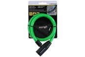 Cykeltillbehör - Dunlop - Spiral key bicycle lock 65 cm - green - 871125208264_GREEN