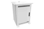 Väggfäste, AV-Möbel - Middle Atlantic Forum cart - designer white silver grey - TAA Compliant - Max 136 kg - recommended for - FMR-1627D8WS