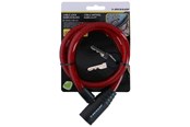 Cykeltillbehör - Dunlop - Spiral key bicycle lock 65 cm - red - 871125208264_RED