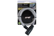 Cykeltillbehör - Dunlop - Keyed spiral bicycle lock 65 cm - white - 871125208264_WHITE